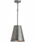 Ari 1-Light Pendant Etched Nickel