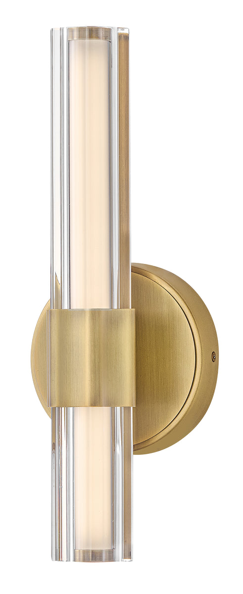 Georgette LED-Light Medium LED Sconce in Lacquered Brass