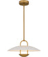 Bingham Large Pendant Brushed Gold