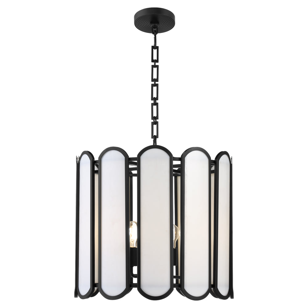 Belleview 4-light Pendant Matte Black