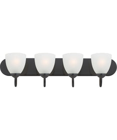 Axis 4-Light Strip Bath Vanity Black