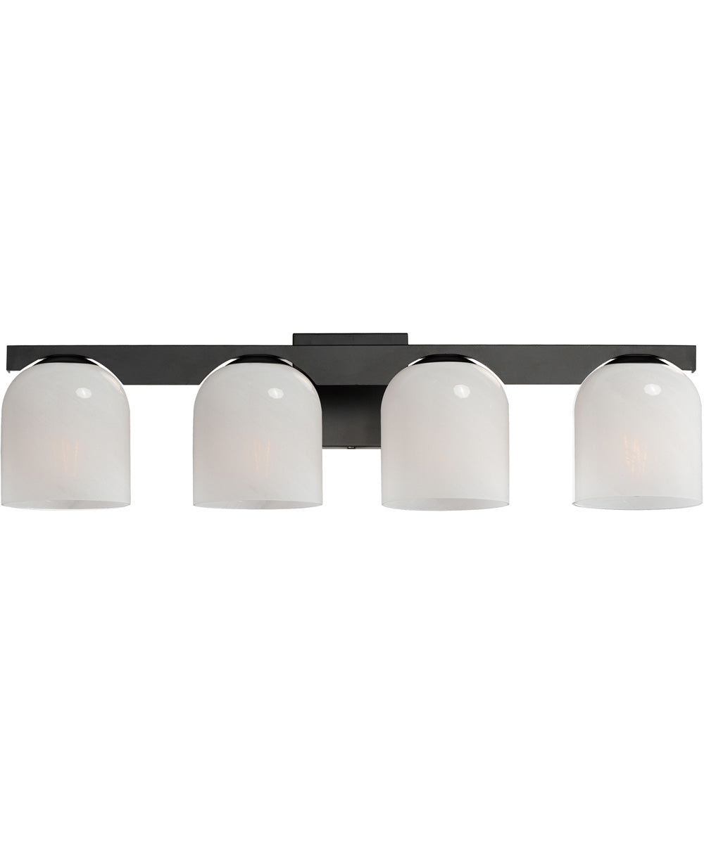 Scoop 4-Light Bath Vanity Black