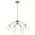 Arpeggio 8-light Chandelier Aged Brass