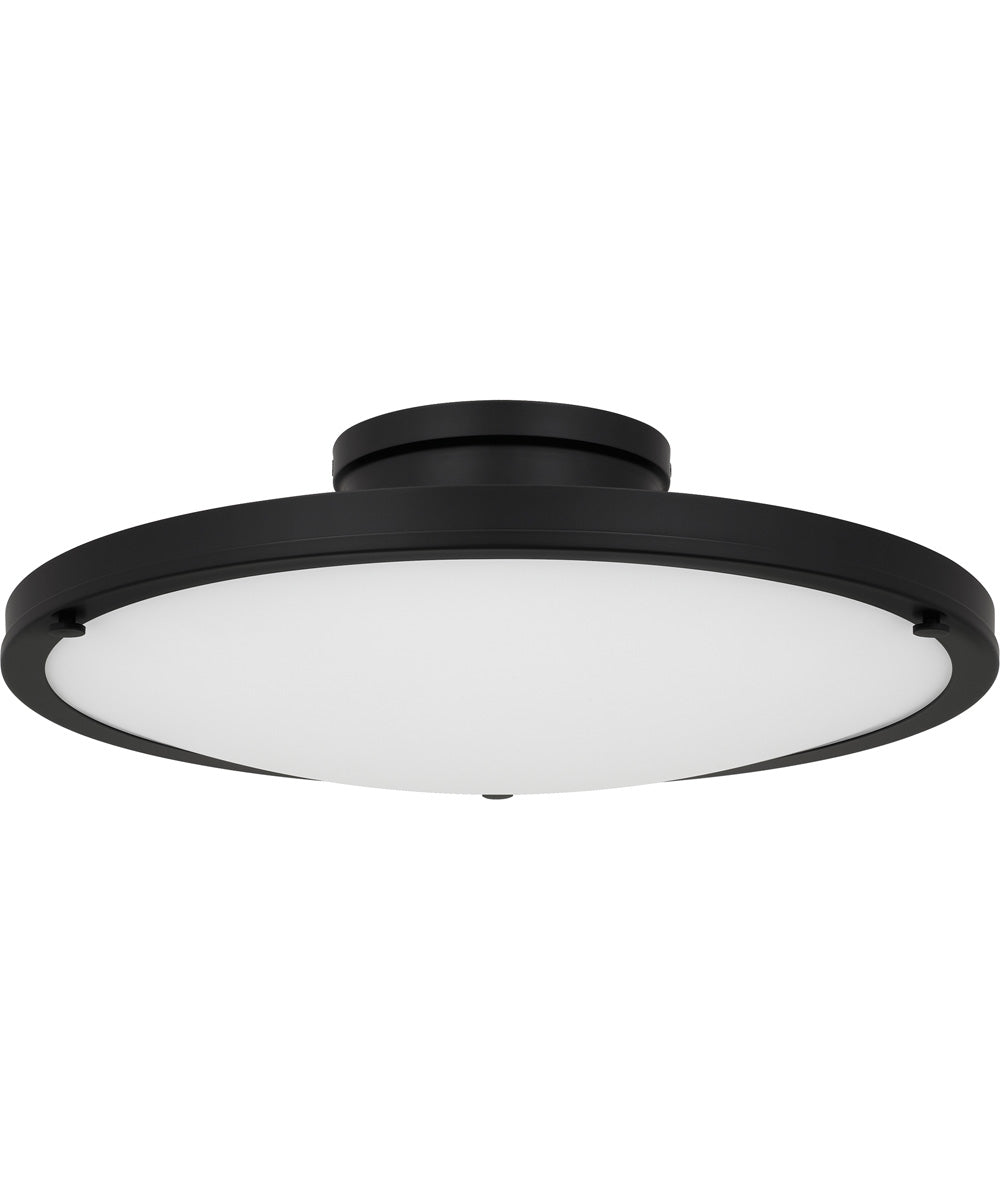 Quoizel Semi-Flush Mount Medium Semi Flush Mount Matte Black