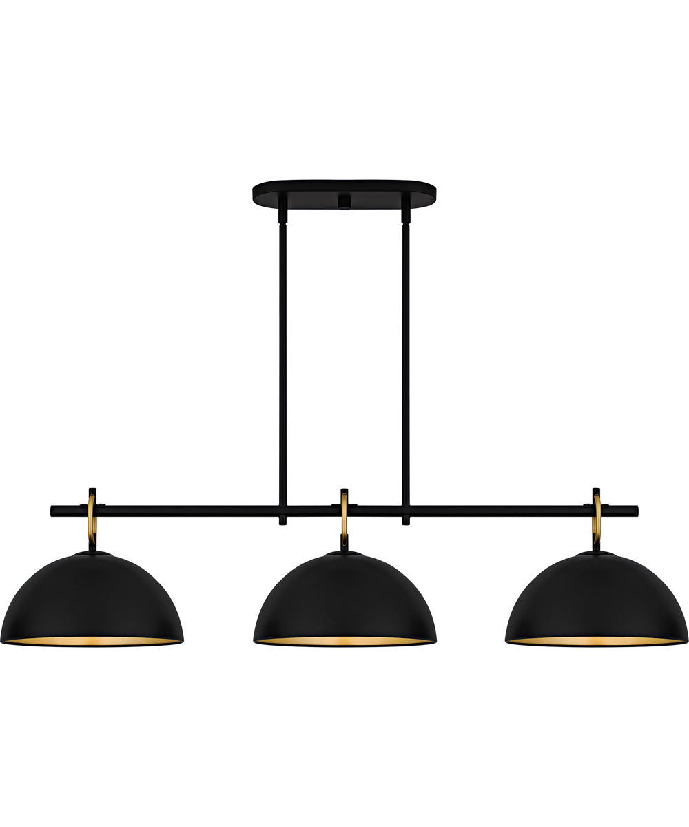 Cleo Large 3-light Island Light Matte Black