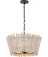 Baywood 24 inch DriftWood Chandelier Textured Bronze