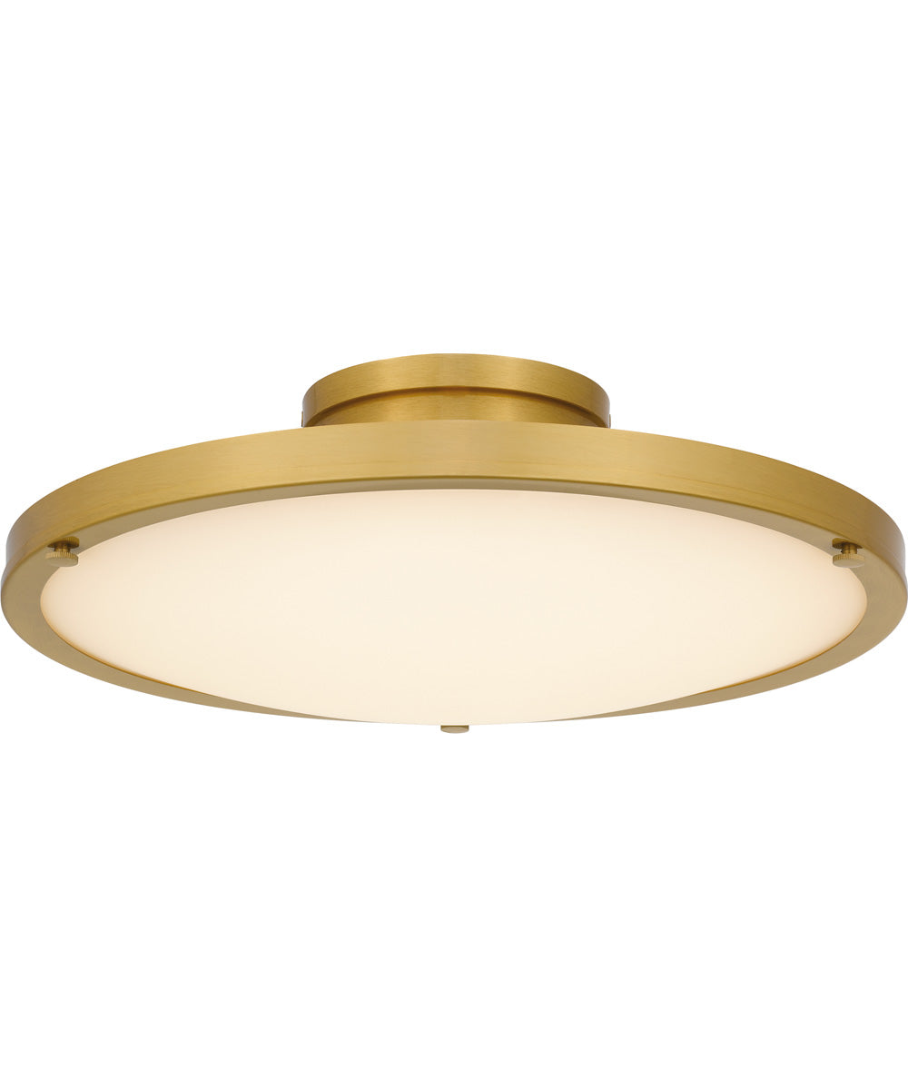 Quoizel Semi-Flush Mount Medium Semi Flush Mount Brushed Gold