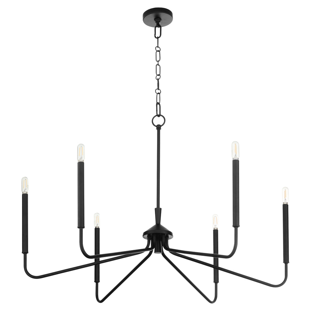 Providence 6-light Chandelier Matte Black