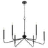 Providence 6-light Chandelier Matte Black