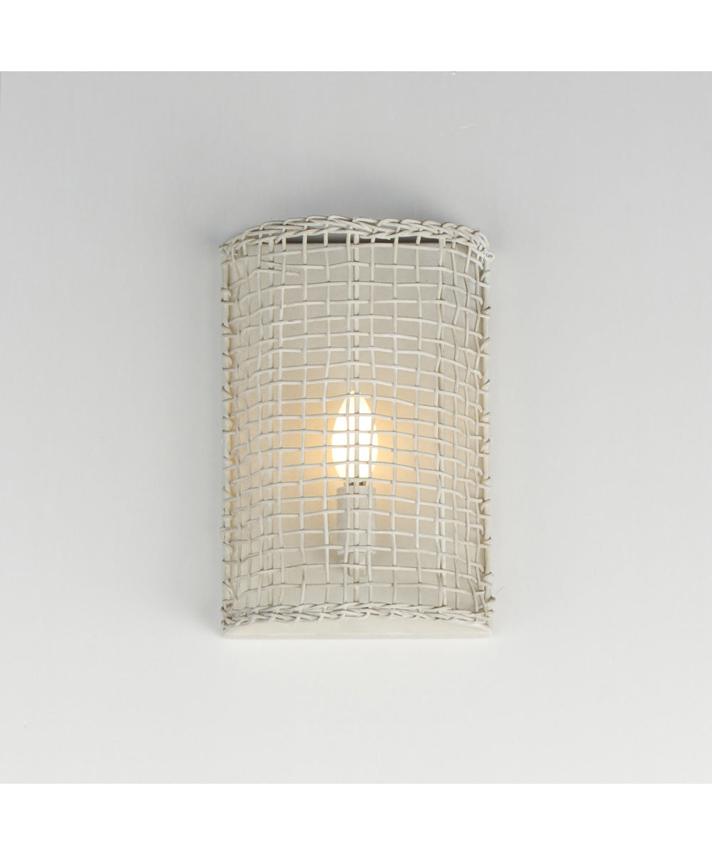 Cestino 1-Light Wall Sconce Weathered White