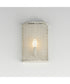 Cestino 1-Light Wall Sconce Weathered White