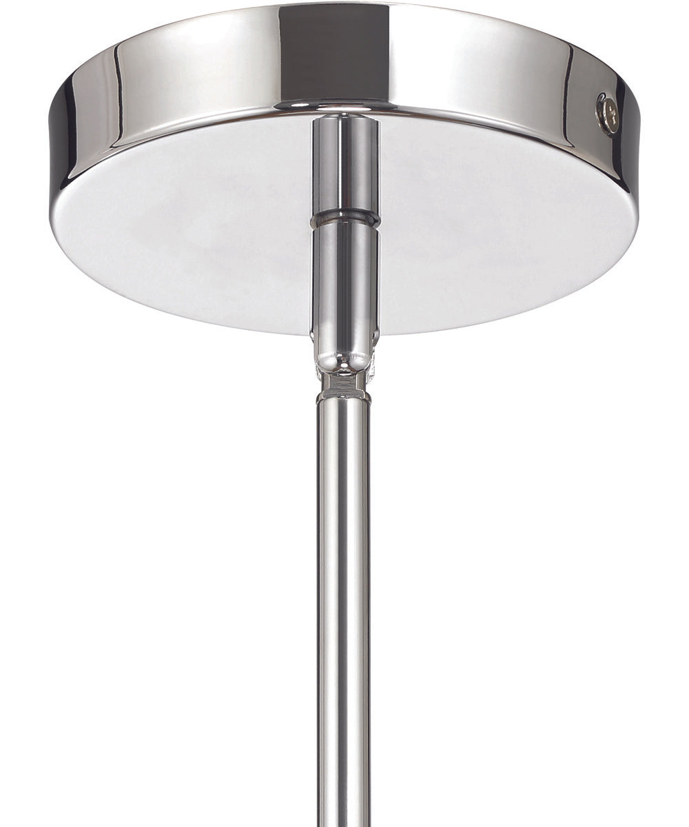 Serena 6-Light Lighting Chrome/Walnut