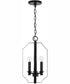 Myles 4-Light Foyer Matte Black