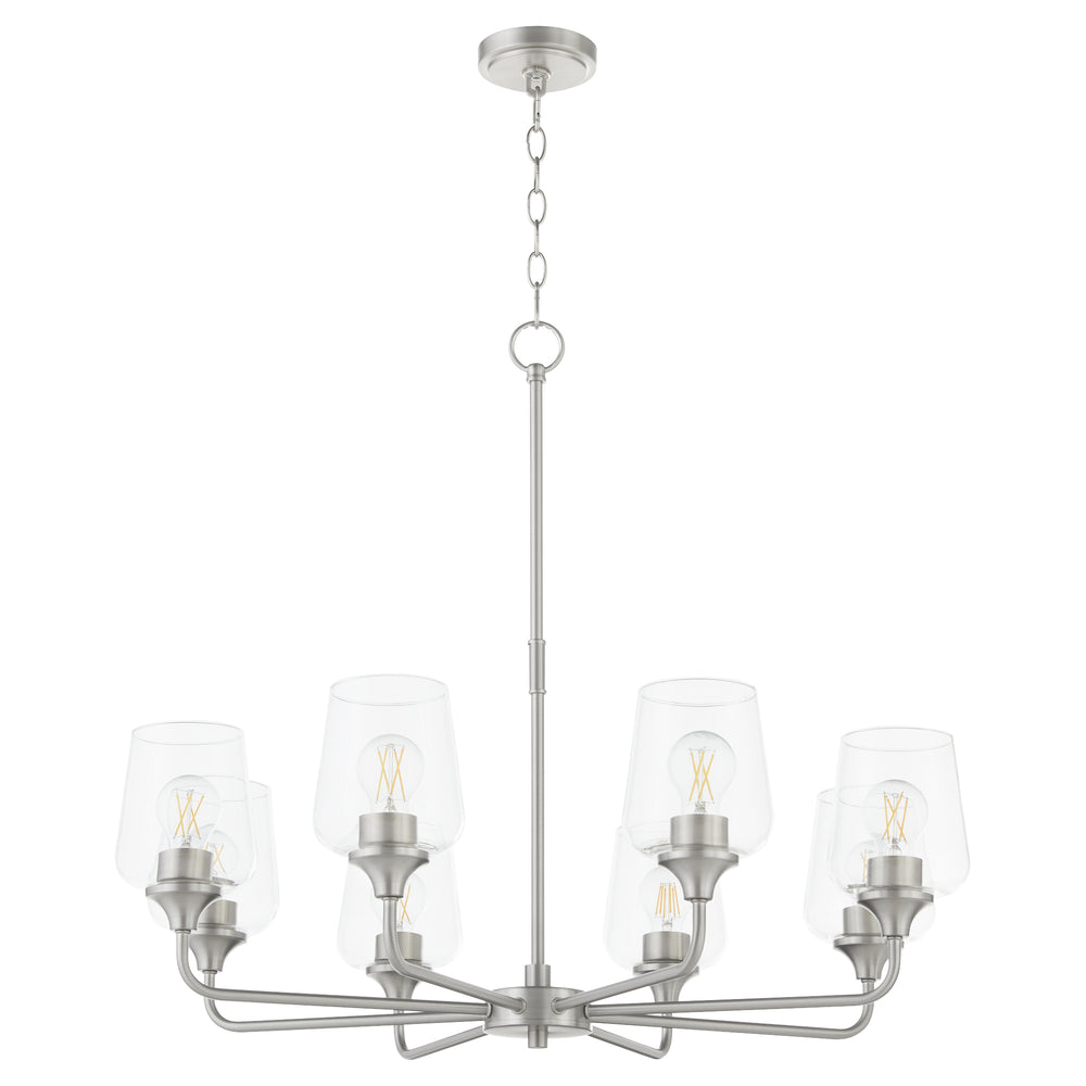 Raymond Chandelier Satin Nickel