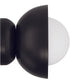 Ventura Dome 1-Light Lighting Flat Black