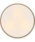 Cedric 3-Light Medium Flush Mount in Lacquered Brass