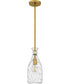 Quoizel Piccolo Pendant Small 1-light Mini Pendant Brushed Gold