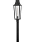 Georgetown 1-Light Large Post Top Lantern in Black