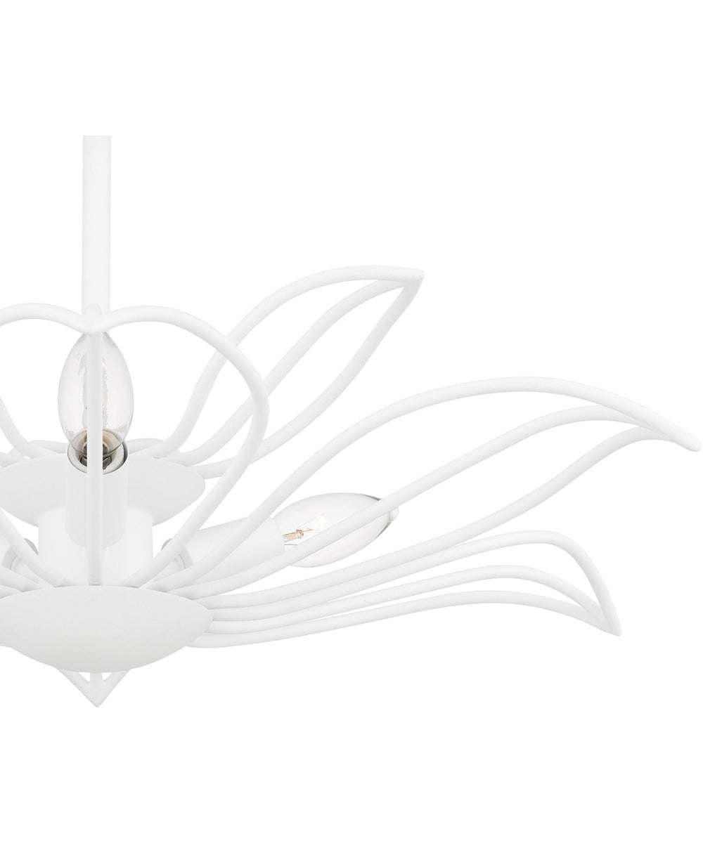 Tallulah Extra Large 3-light Semi Flush Mount Sand White