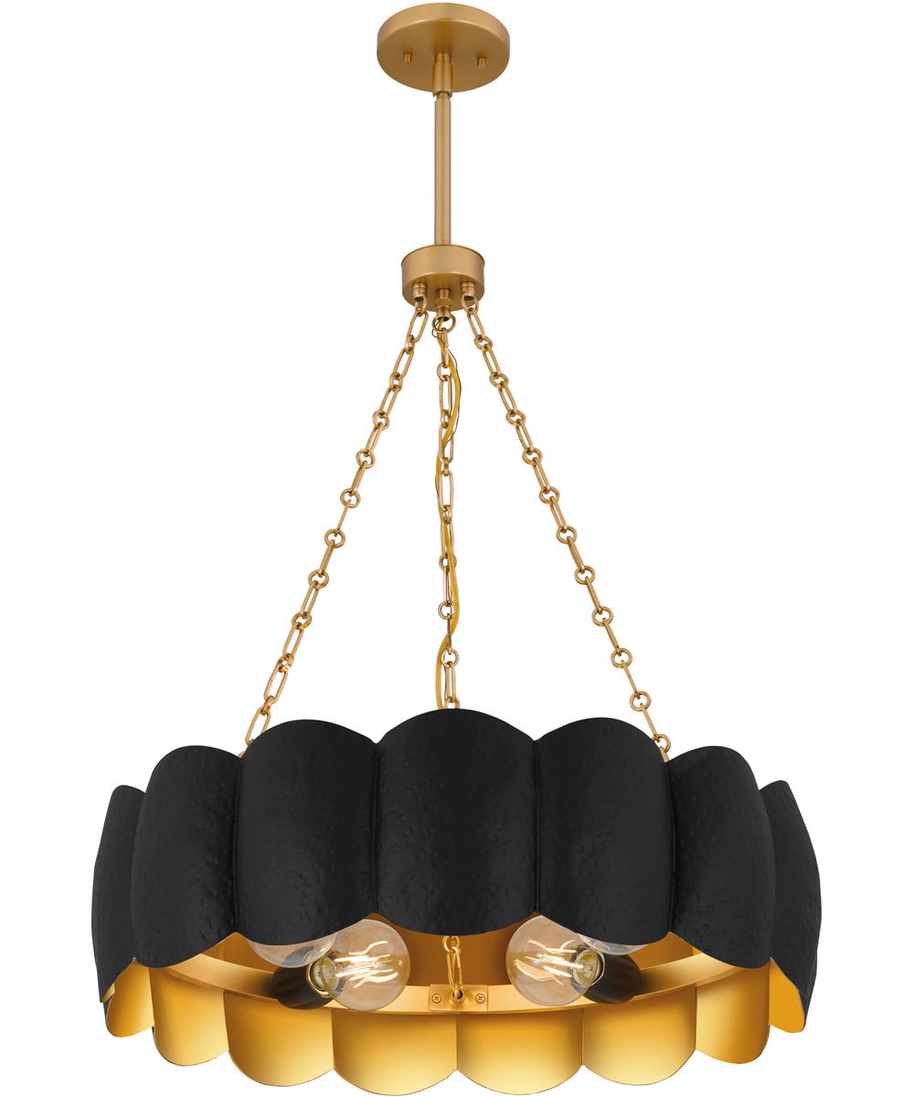 Quoizel Pendant Large 5-light Pendant Matte Black