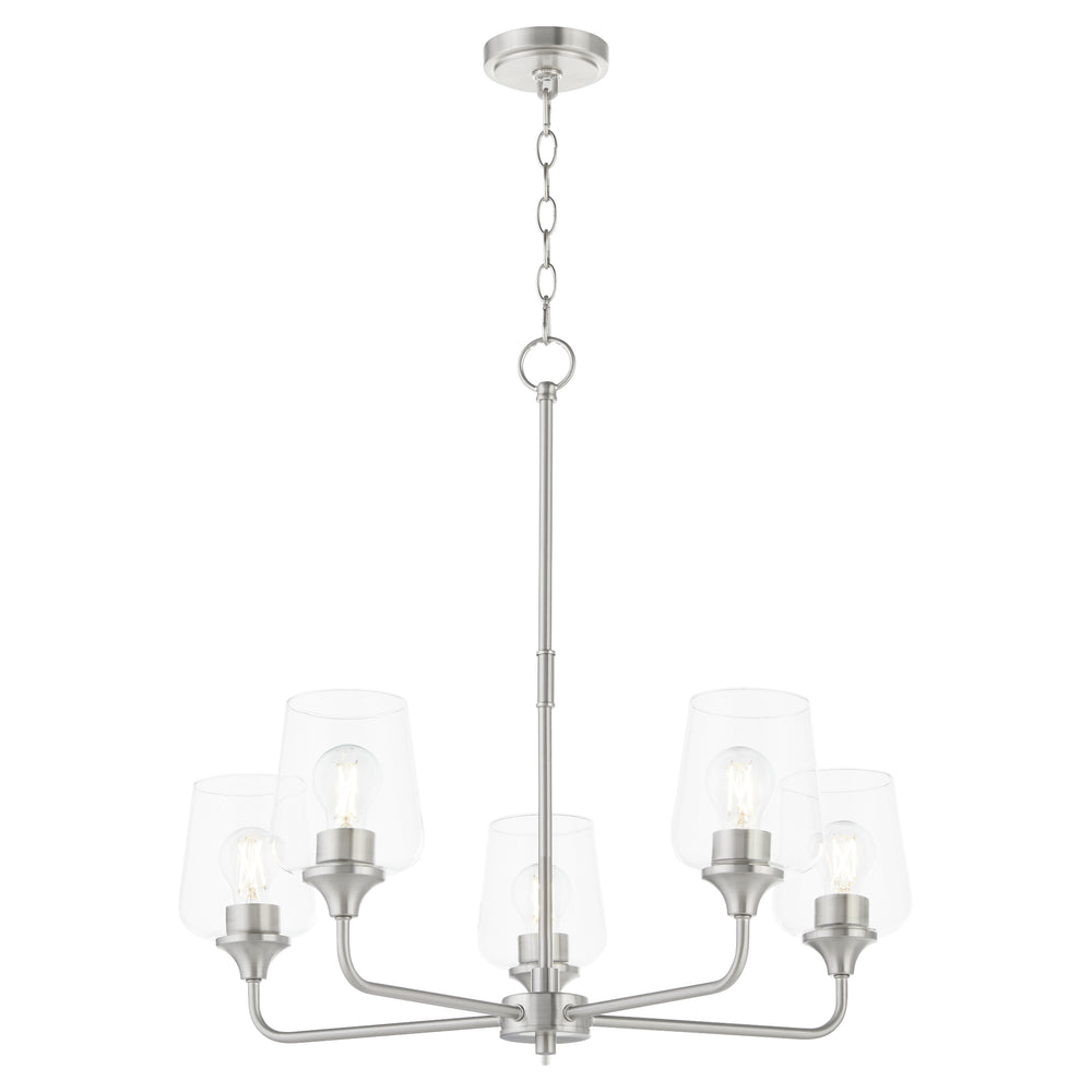 Raymond Chandelier Satin Nickel