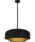 Frankie Large 4-light Pendant Matte Black