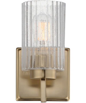 Rigata 1-Light Wall Sconce Satin Champagne