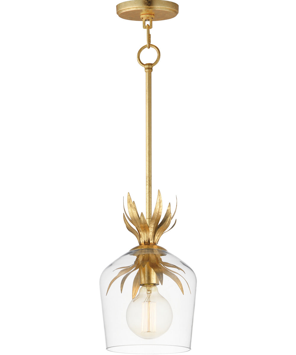 Paloma Single Pendant Gold Leaf