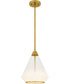 Quoizel Pendant Small 1-light Mini Pendant Brushed Gold