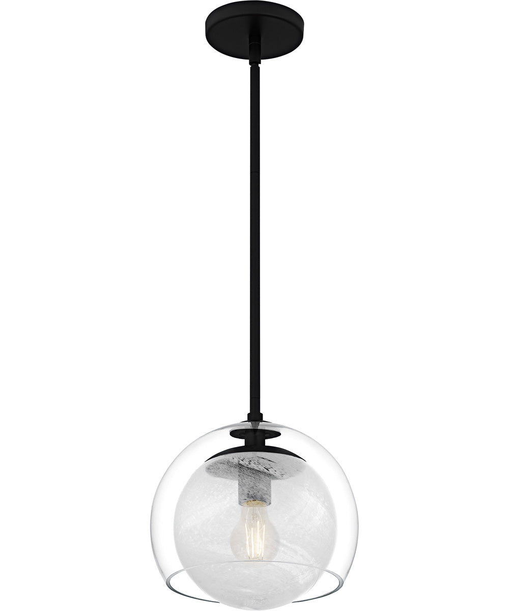 Quoizel Piccolo Pendant Small 1-light Mini Pendant Matte Black