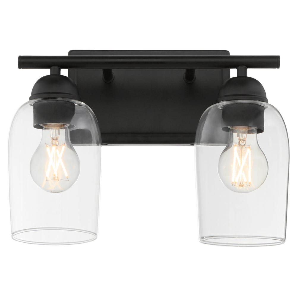 Wallinger 2-light Bath Vanity Light Matte Black