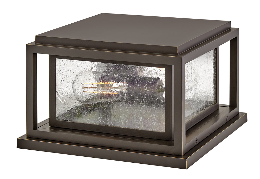 Republic 2-Light Small Pier Mount Lantern in Oil Rubbed Bronze