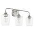 Raymond 3-light Bath Vanity Light Satin Nickel