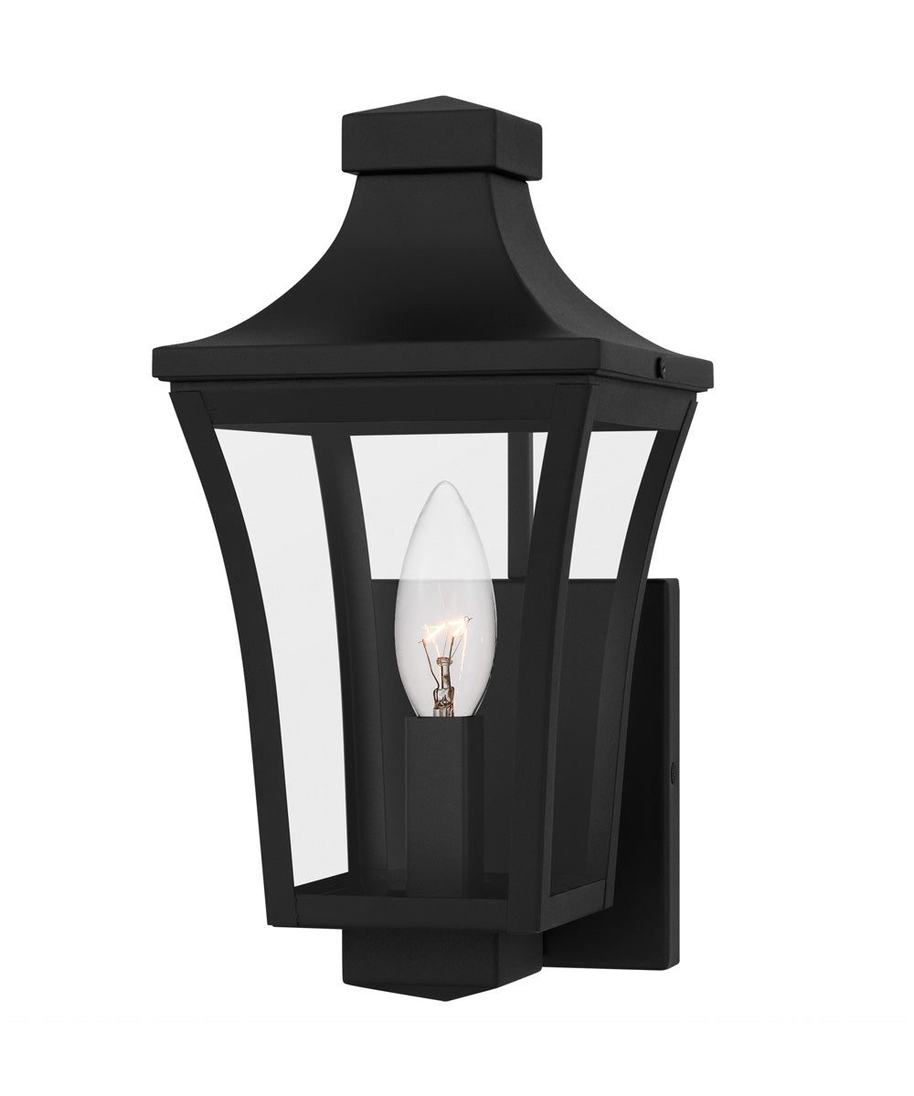 Quentin Small 1-light Outdoor Wall Light Earth Black