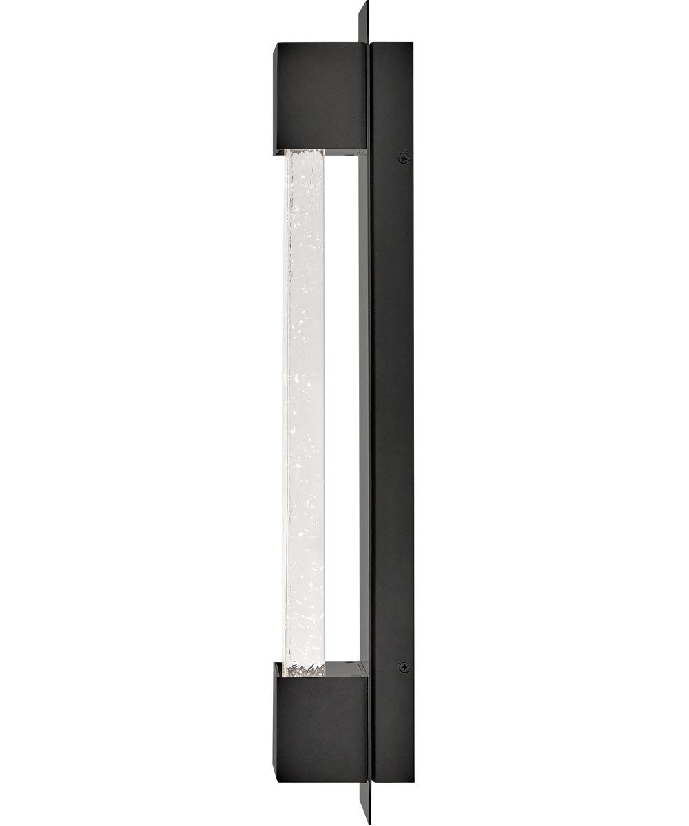 Rune LED-Light Large Wall Mount Lantern in Black