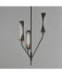 Regent 3-Light Pendant Black / Antique Brass