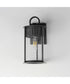 Windsor 1-Light Small Outdoor Wall Sconce Black Patina