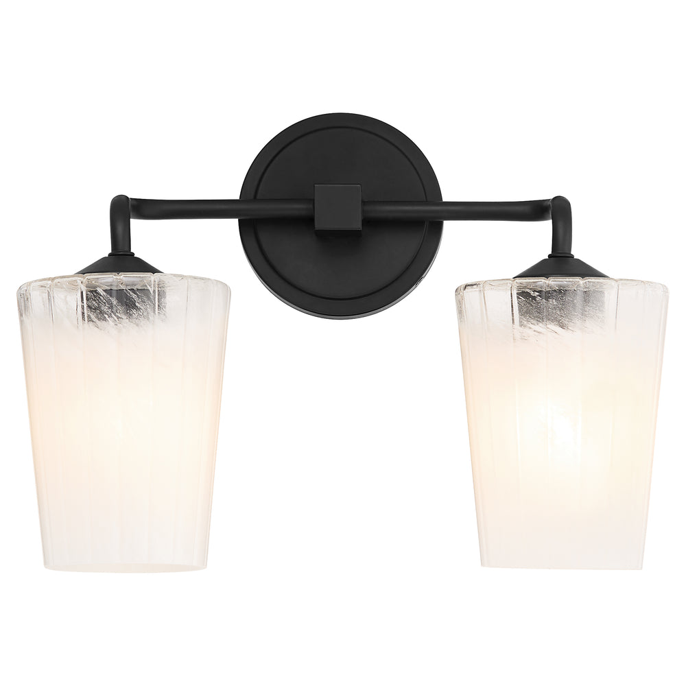 Providence 2-light Bath Vanity Light Matte Black