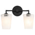 Providence 2-light Bath Vanity Light Matte Black