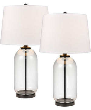 Lunaria 31'' High 1-Light Table Lamp - Set of 2 Clear