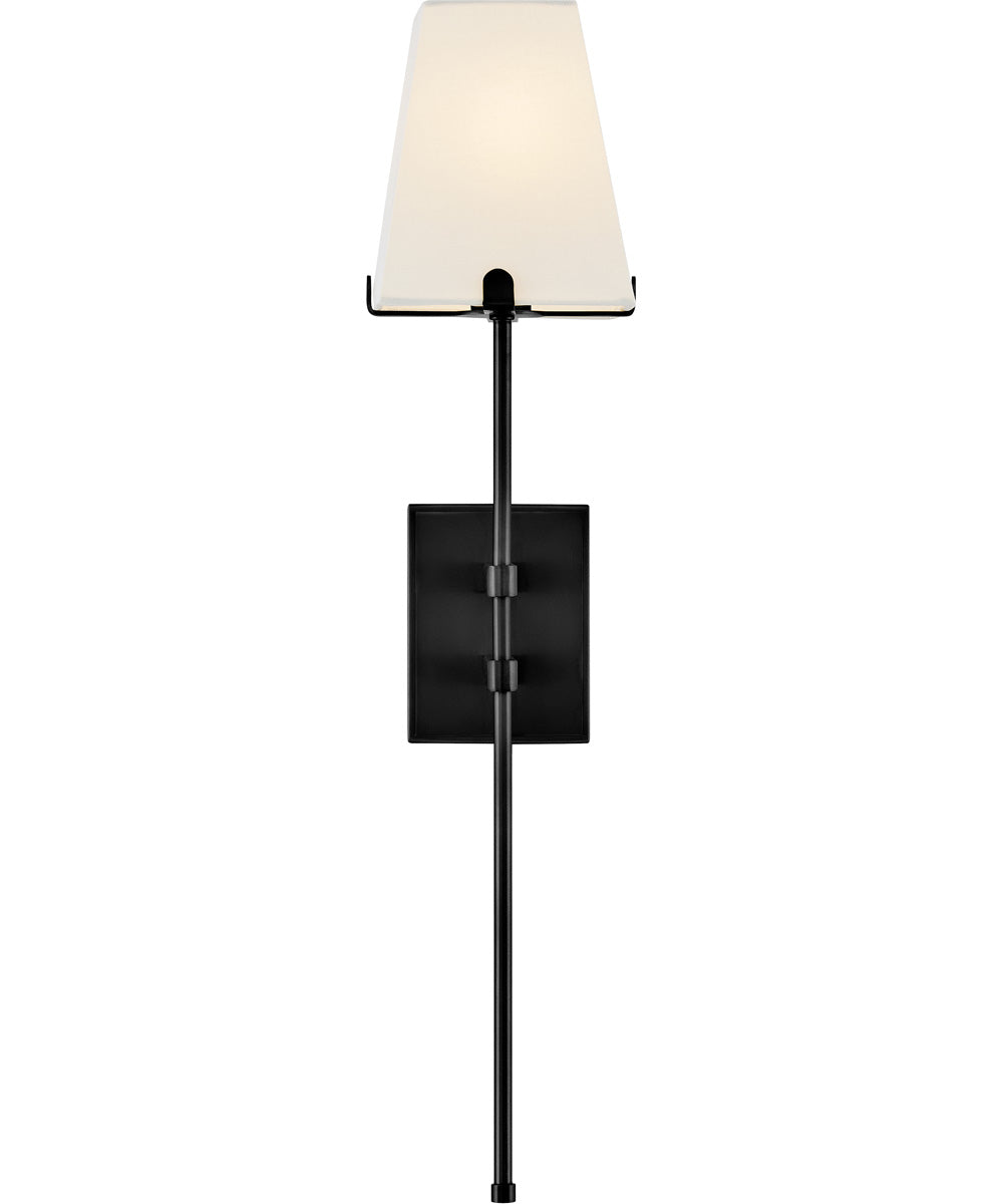 Benton 1-Light Large Single Light Sconce in Black