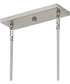 Cruz Large 6-light Island Light Brushed Nickel