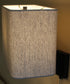 Rectangular Rounded Corner Premiere Hardback Small Lampshade Textured Oatmeal (6.5x12) (6.5x12) x 9