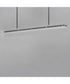 Spectre 48 inch Linear Pendant Black / Natural Aged Brass