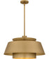 Lumi Large 3-light Pendant Brushed Weathered Brass