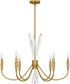 Cecily 6-light Chandelier Brushed Gold