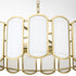 Belleview 5-light Pendant Aged Brass