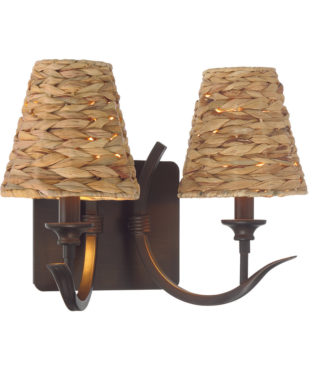 Kokomo 2-Light Lighting Aged Bronze Brushed