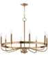 Frankie 8-Light Chandelier Heritage