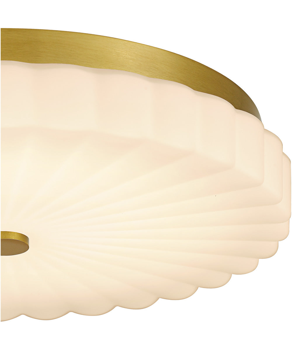 Quoizel Flush Mount Medium Flush Mount Brushed Gold